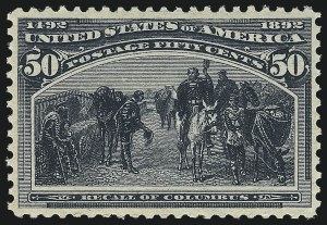 Sale 976, Lot 1692, 1893 Columbian Issue (10c thru $1.00, Scott 237-241)