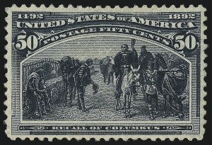 Sale 976, Lot 1695, 1893 Columbian Issue (10c thru $1.00, Scott 237-241)