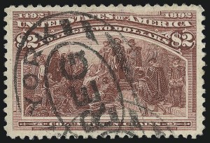 Sale Number 976, Lot Number 1705, 1893 Columbian Issue ($2.00 thru $5.00, Scott 242-245)
