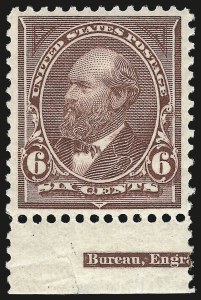 Sale 976, Lot 1733, 1894 Unwatermarked Bureau Issue (Scott 246-263)