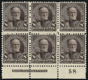 Sale 976, Lot 1770, 1895 Watermarked Bureau Issue (Scott 264-278)