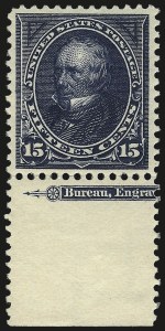 Sale 976, Lot 1775, 1895 Watermarked Bureau Issue (Scott 264-278)