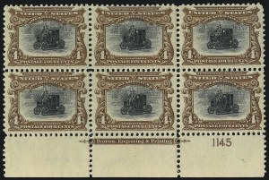 Sale 976, Lot 1838, 1901 Pan-American Issue (Scott 294-299)