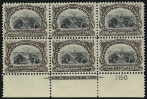 Sale 976, Lot 1843, 1901 Pan-American Issue (Scott 294-299)