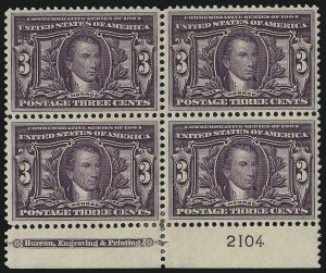 Sale 976, Lot 1905, 1904 Louisiana Purchase, Jamestown Issues (Scott 323-330)