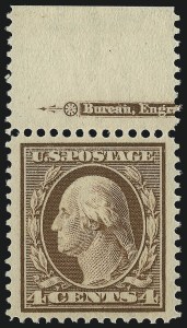 Sale 976, Lot 1914, 1908-10 Washington-Franklin Issues (Scott 331-356)