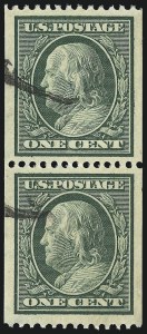 Sale 976, Lot 1927, 1908-10 Washington-Franklin Issues (Scott 331-356)