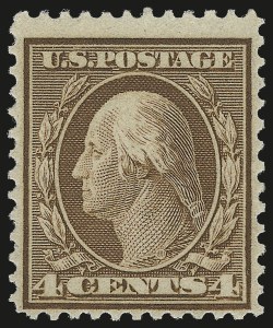 Sale 976, Lot 1945, 1909 Bluish Paper Issue (Scott 357-366)