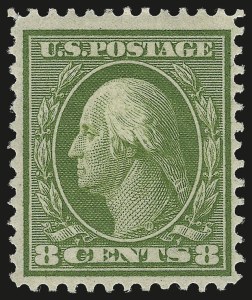 Sale 976, Lot 1949, 1909 Bluish Paper Issue (Scott 357-366)