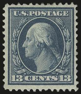 Sale 976, Lot 1953, 1909 Bluish Paper Issue (Scott 357-366)