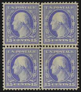 Sale 976, Lot 1957, 1909 Bluish Paper Issue (Scott 357-366)