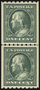 Sale Number 976, Lot Number 1971, 1910-13 Washington-Franklin Issue (Scott 374-396) Sale Number 976, Lot Number 1971, 1910-13 Washington-Franklin Issue (Scott 374-396)