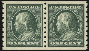 Sale 976, Lot 1974, 1910-13 Washington-Franklin Issue (Scott 374-396)