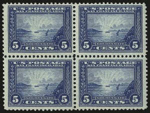 Sale 976, Lot 1983, 1913-15 Panama-Pacific Issue (Scott 397-404)