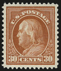 Sale 976, Lot 2007, 1912-14 Washington-Franklin Issue (Scott 405-423)