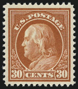 Sale 976, Lot 2008, 1912-14 Washington-Franklin Issue (Scott 405-423)