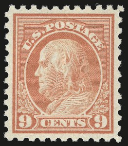 Sale 976, Lot 2012, 1913-15 Washington-Franklin Issues (Scott 424-460)