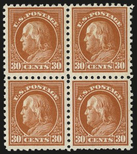 Sale 976, Lot 2018, 1913-15 Washington-Franklin Issues (Scott 424-460)