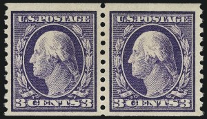 Sale 976, Lot 2021, 1913-15 Washington-Franklin Issues (Scott 424-460)