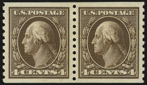 Sale 976, Lot 2026, 1913-15 Washington-Franklin Issues (Scott 424-460)