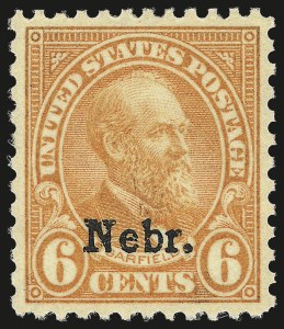 Sale 976, Lot 2198, Kans.-Nebr. Overprints (Scott 659-678)