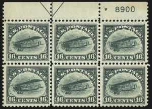 Sale 976, Lot 2219, Air Post (Scott C1-C12, including Inverted Jenny)