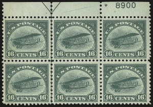 Sale 976, Lot 2220, Air Post (Scott C1-C12, including Inverted Jenny)