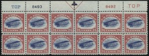 Sale 976, Lot 2224, Air Post (Scott C1-C12, including Inverted Jenny)