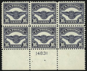 Sale 976, Lot 2227, Air Post (Scott C1-C12, including Inverted Jenny)
