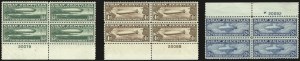 Sale 976, Lot 2235, Air Post Graf Zeppelin Issue (Scott C13-C15)