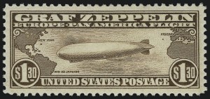 Sale 976, Lot 2242, Air Post Graf Zeppelin Issue (Scott C13-C15)