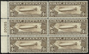 Sale 976, Lot 2244, Air Post Graf Zeppelin Issue (Scott C13-C15)
