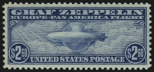 Sale Number 976, Lot Number 2247, Air Post Graf Zeppelin Issue (Scott C13-C15)