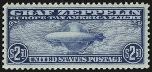 Sale 976, Lot 2248, Air Post Graf Zeppelin Issue (Scott C13-C15)
