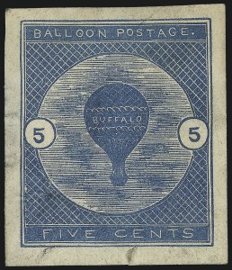 Sale 976, Lot 2257, Air Post (Later Issues, Buffalo Balloon Post)