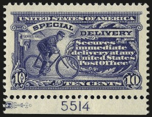 Sale 976, Lot 2265, Special Delivery, Registration (E, F)