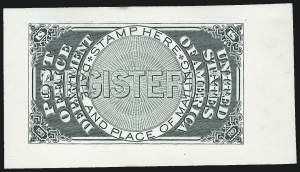 Sale 976, Lot 2586, The Martin Richardson Gold Medal Collection of U.S. Post Office Seals (1872 Registry Seals)