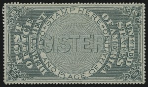 Sale 976, Lot 2592, The Martin Richardson Gold Medal Collection of U.S. Post Office Seals (1872 Registry Seals)