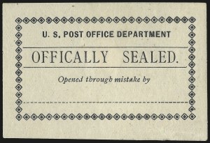 Sale 976, Lot 2629, The Martin Richardson Gold Medal Collection of U.S. Post Office Seals (Typeset Seals)