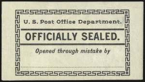 Sale 976, Lot 2630, The Martin Richardson Gold Medal Collection of U.S. Post Office Seals (Typeset Seals)