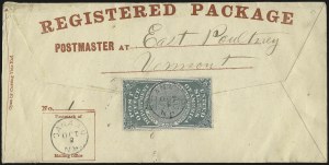 Sale 976, Lot 2655, The Martin Richardson Gold Medal Collection of U.S. Post Office Seals (1872-1969 Post Office Seals on Cover)
