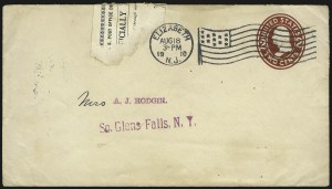 Sale 976, Lot 2674, The Martin Richardson Gold Medal Collection of U.S. Post Office Seals (Typeset Seals on Cover)