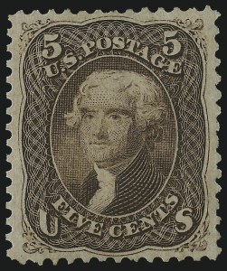 Sale 978, Lot 1020, 1861-66 Issue