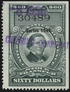 Sale 978, Lot 1182, Revenues
