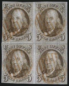Sale 982, Lot 5014, 1847 Issue (Scott 1-2)