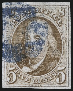 Sale 982, Lot 5016, 1847 Issue (Scott 1-2)