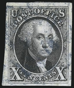 Sale 982, Lot 5019, 1847 Issue (Scott 1-2)