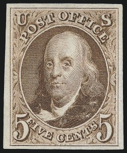 Sale 982, Lot 5029, 1875 Reproduction of 1847 Issue (Scott 3-4)