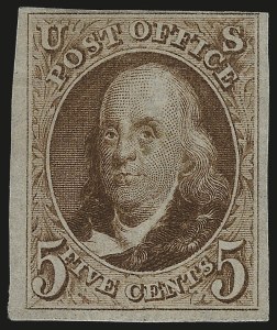 Sale 982, Lot 5032, 1875 Reproduction of 1847 Issue (Scott 3-4)