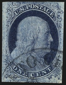 Sale 982, Lot 5037, 1c-3c 1851-56 Issue (Scott 5-11)